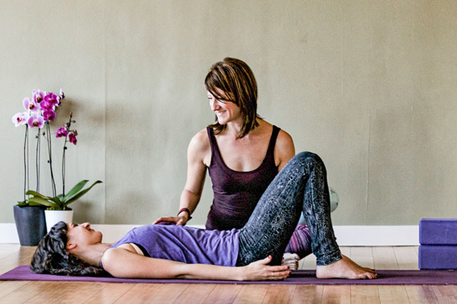 Wendy Obstler Yoga Session